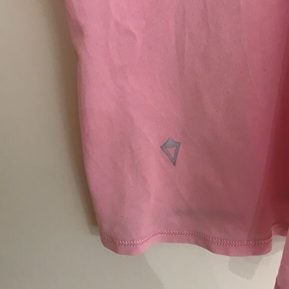 Ivivva (by lululemon) Cotton Tank Top Back Slit Light Pink Sz14 - Picture 8 of 12